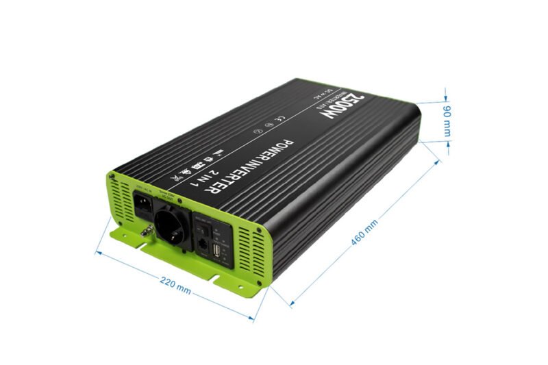 12v to 110v 2500w inverter ups