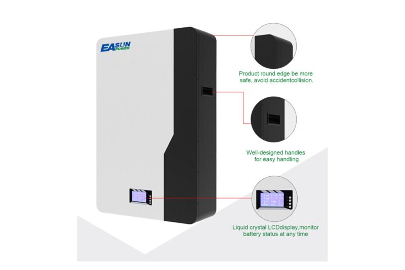 6000+ Cycles 51.2V For Solar OffOn Grid Built-in BMS With CAN RS485