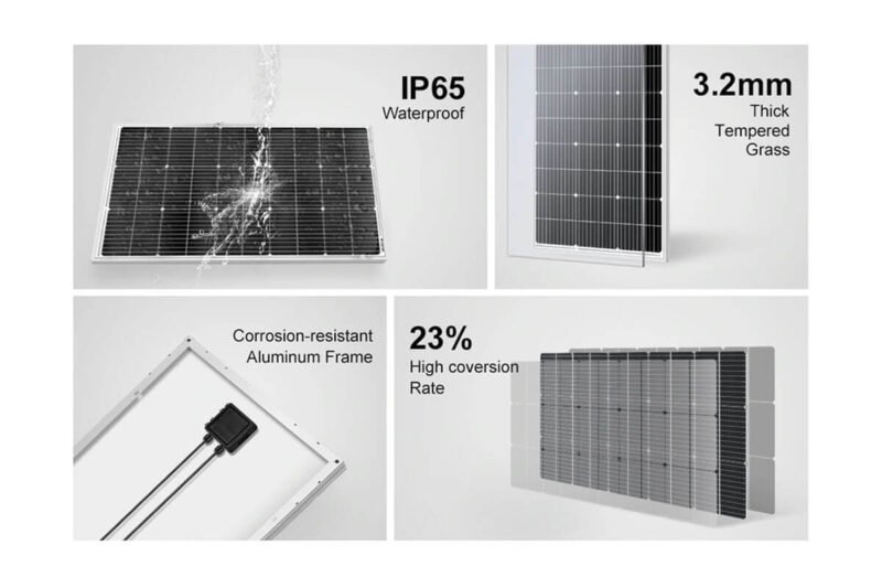 Dokio 100w solar panels