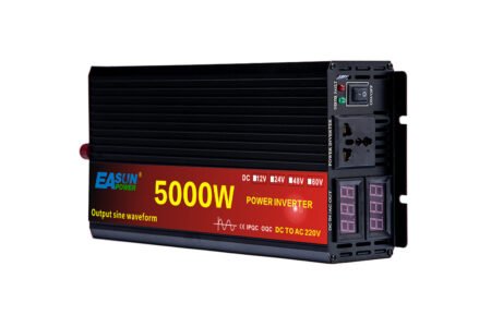 Onduleur de batterie easun de puissance maximale 5000w