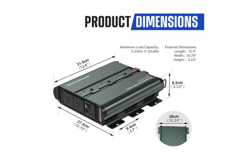 1000w 12v to 230v converter