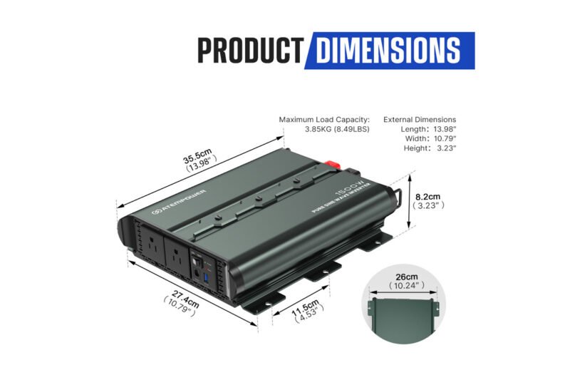 1500w 12v rv inverter