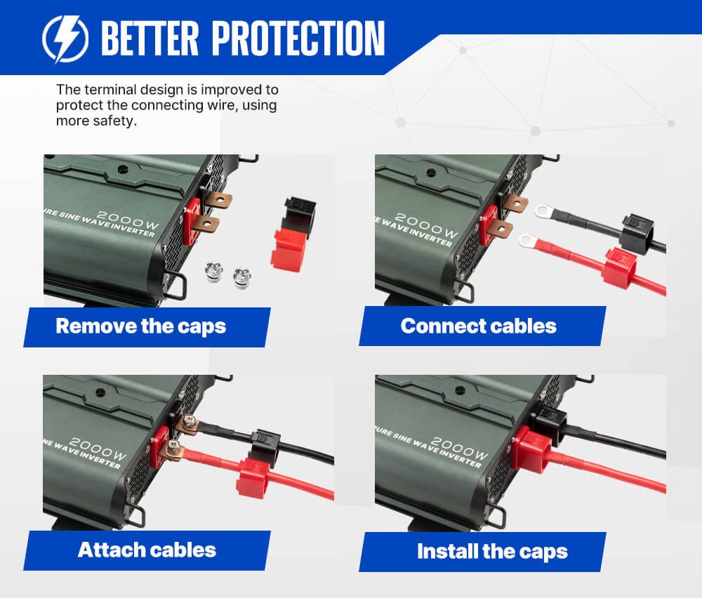 INVERSOR DE CORRIENTE 12V A 230V AC